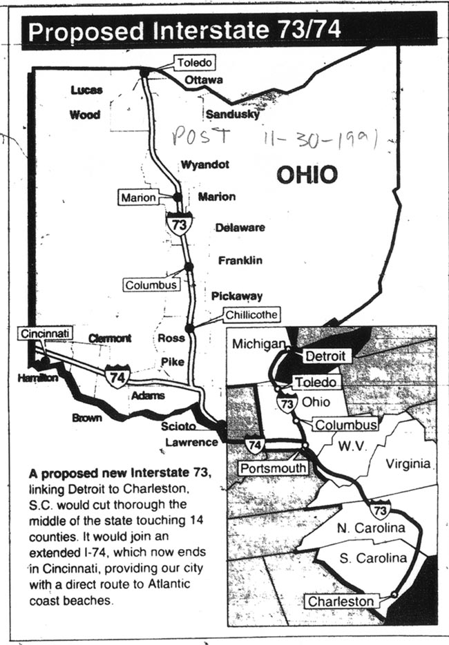 I 74 Map