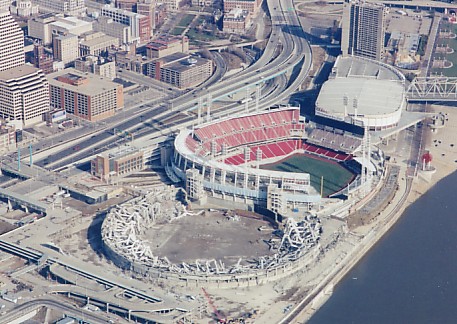 Riverfront Stadium Implosion