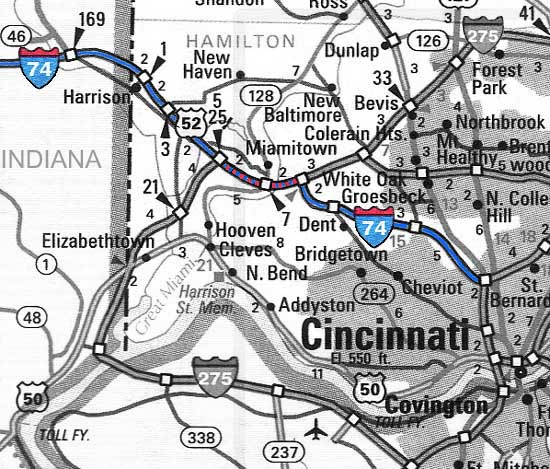 I 74 Map